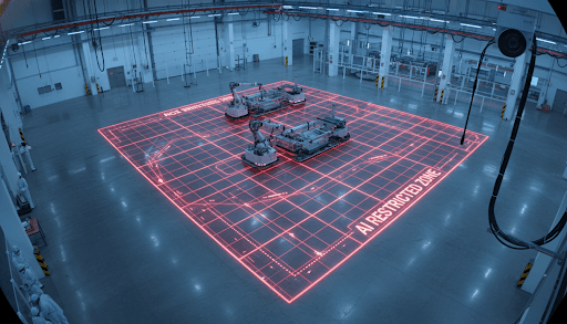 Restricted area monitoring with digital perimeter